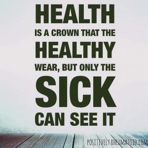 Health is a crown