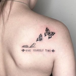 chronic illness tattoo butterfly