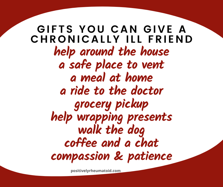 Christmas Gift Ideas for People Living with Chronic Illness