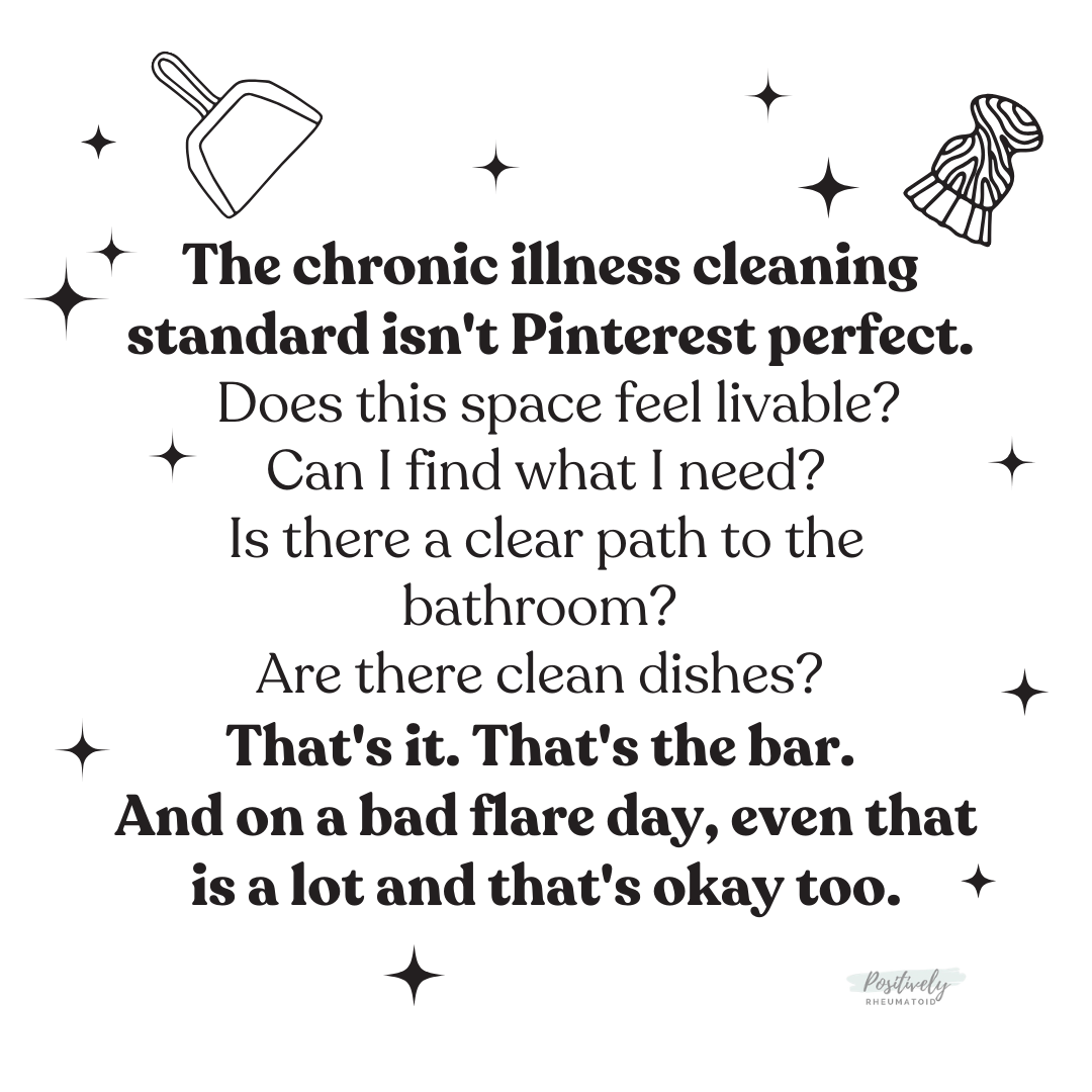 cleaning with chronic illness