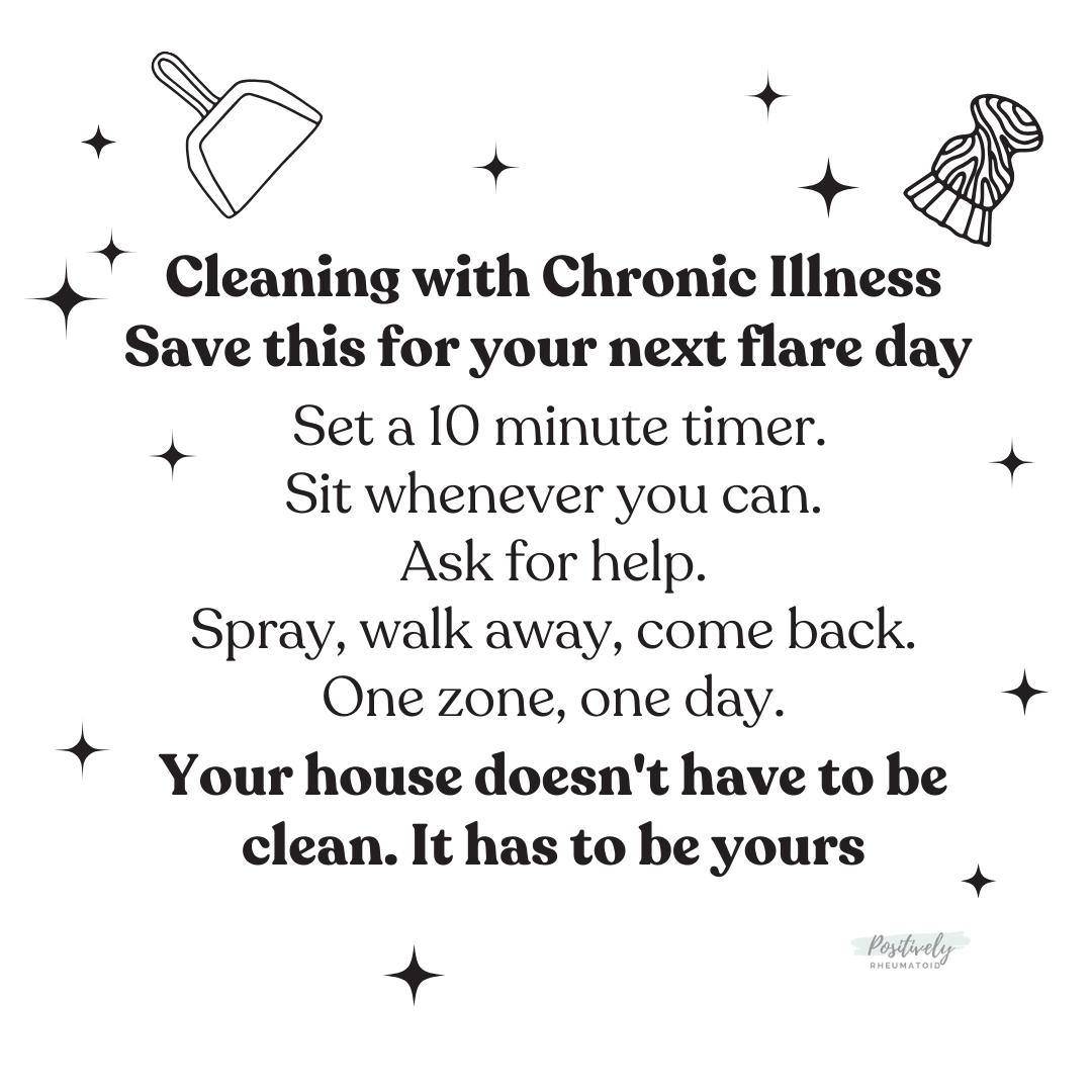 Your house doesn't have to be clean. It has to be yours